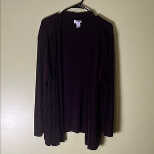 Elegant dark plum Women's Cardigan size XL